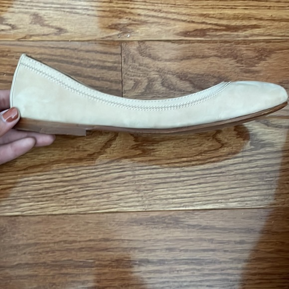 Frye Cream Leather Flats - Picture 6 of 9
